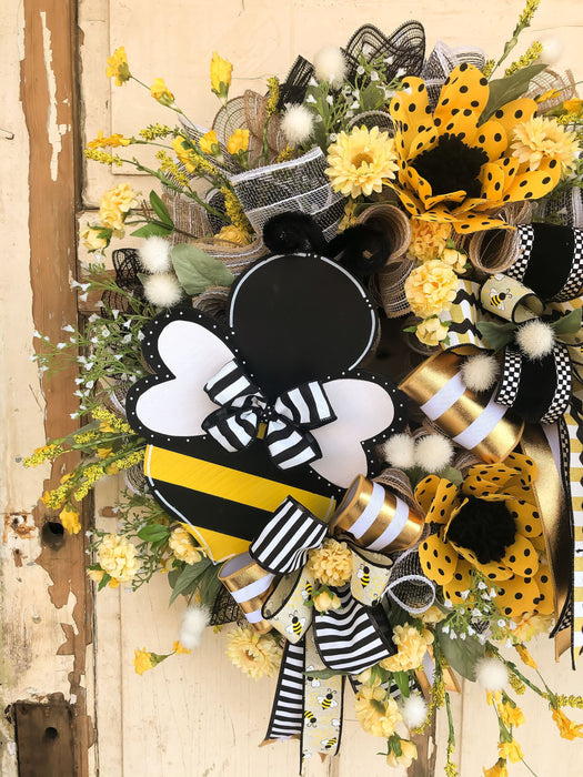 Bumble Bee Wreath