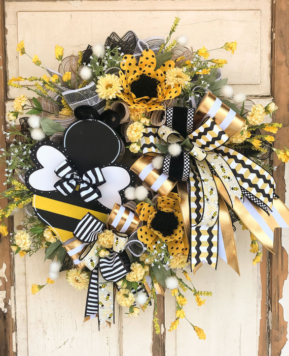 Bumble Bee Wreath