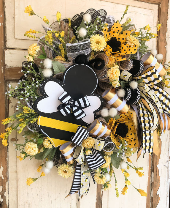 Bumble Bee Wreath