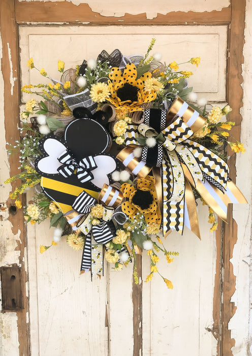 Bumble Bee Wreath