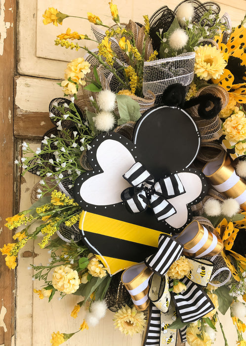 Bumble Bee Wreath